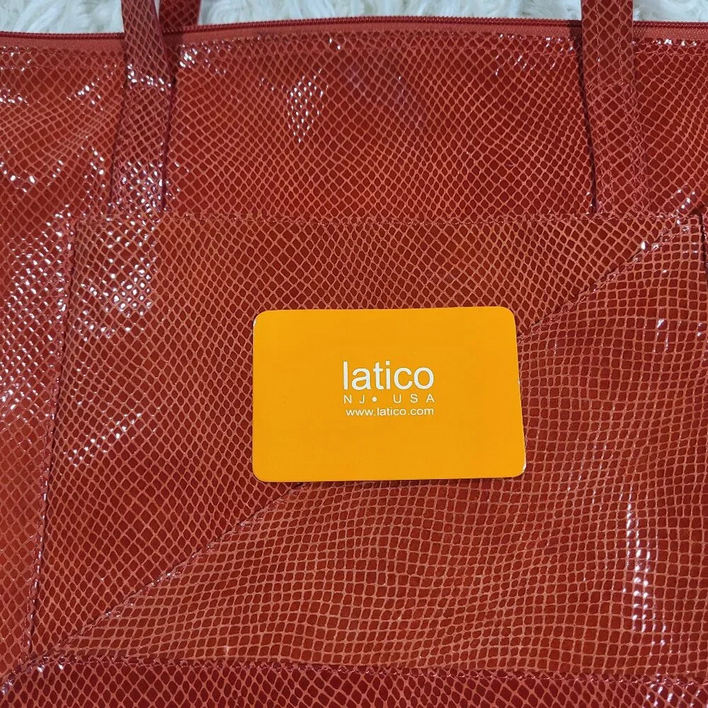 LATICO NJ USA Orange Laptop Bag